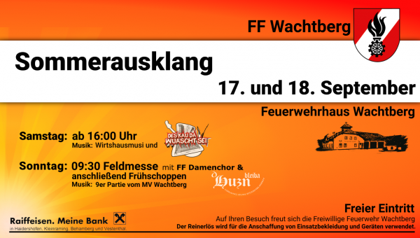 Feuerwehrfest Sommerausklang